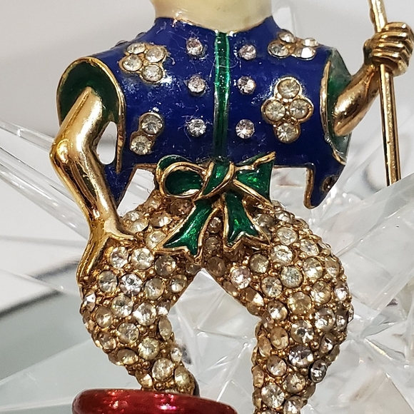 1950's Vintage CINER Asian Mr. Lee Plate Spinner Circus Brooch - Picture 3 of 8